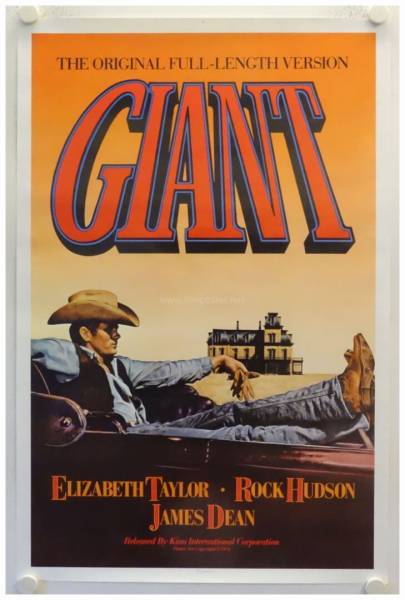 Giganten originales US Onesheet Filmplakat (R82)